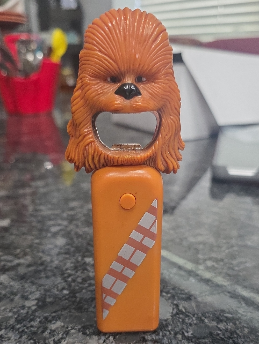 Orange Chewbacca Kids Toy Bottle Opener - Star Wars Inspired